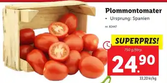 Lidl Plommontomater erbjuda