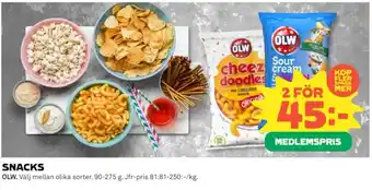 Coop SNACKS erbjuda
