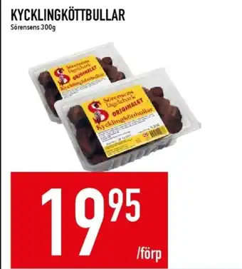 Matdax Sörensens kycklingköttbullar erbjuda