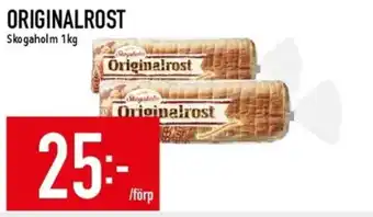 Matdax Originalrost toastbröd erbjuda