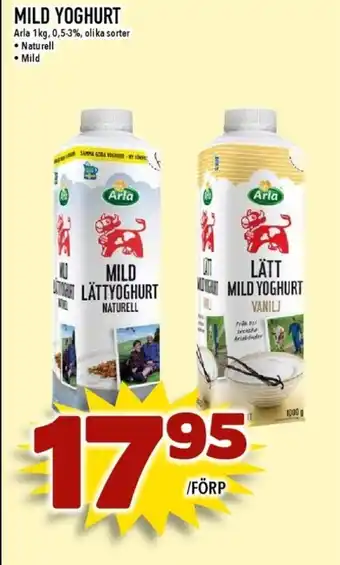 Matdax Arla yoghurt erbjuda