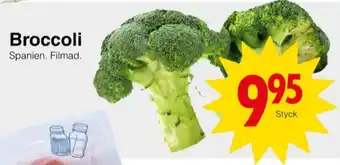Matöppet Garant broccoli erbjuda