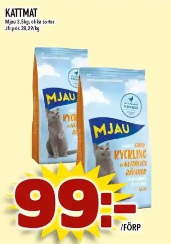 Matdax Mjau kattmat erbjuda