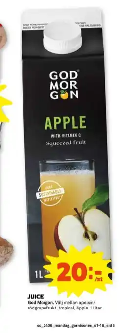 Stora Coop God morgon juice erbjuda