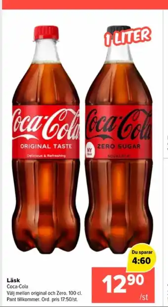 Coop Extra Coca cola läskedryck erbjuda