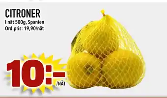 Din Mat CITRONER erbjuda