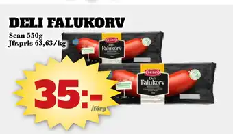 Bonum Matmarknad DELI FALUKORV erbjuda