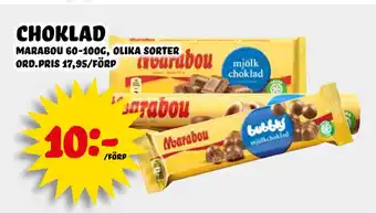 Nelins choklad erbjuda
