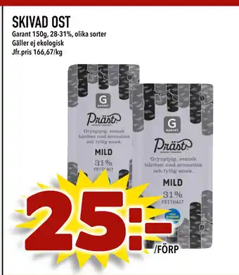 Prisma Mat SKIVAD OST erbjuda