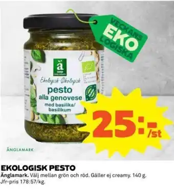 Coop Ekologisk Pesto erbjuda
