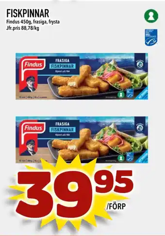 Nya Pulsen FISKPINNAR erbjuda
