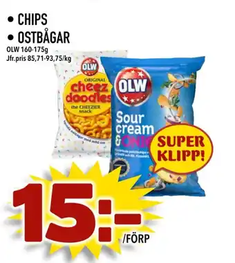 Nya Pulsen CHIPS OSTBÅGAR erbjuda