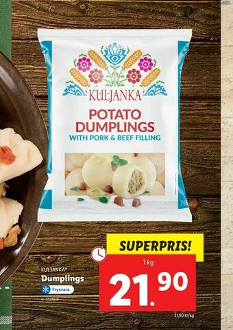 Lidl Dumplings erbjuda