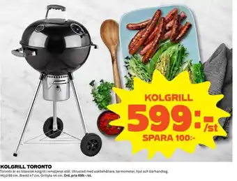 Coop Kolgrill Toronto erbjuda