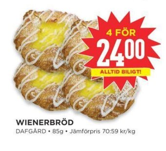 Willys Wienerbröd erbjuda