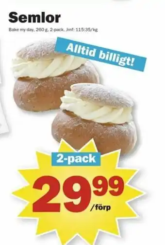 Pekås Semlor erbjuda