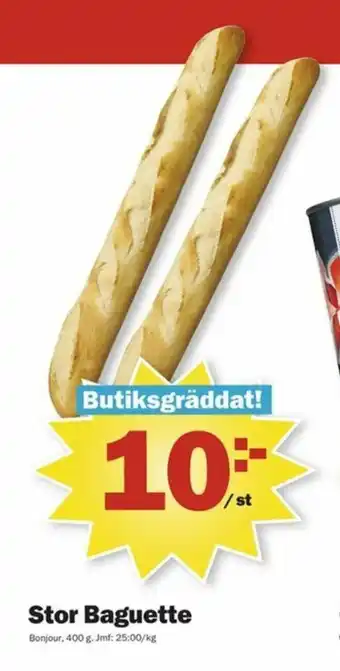 Pekås Stor Baguette erbjuda
