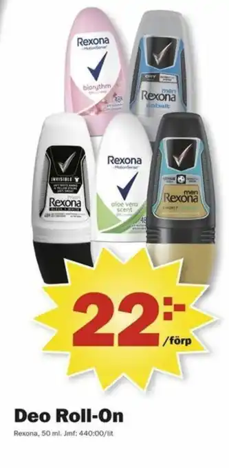 Pekås Deo Roll-On erbjuda