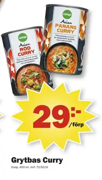 Pekås Coop grytbaser erbjuda