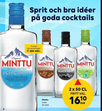 Border Shop Black mint peppermintslikör erbjuda