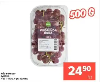 Coop Extra Roda druvor erbjuda