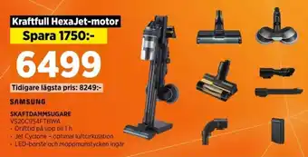 Power SAMSUNG SKAFTDAMMSUGARE VS20C954FTBWA erbjuda