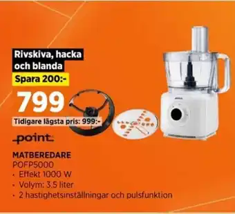 Power MATBEREDARE POFP5000 erbjuda