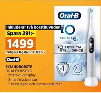 Power ELTANDBORSTE ORALBIO6SGYO erbjuda