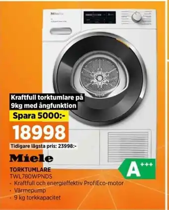 Power TORKTUMLARE TWL780WPNDS erbjuda