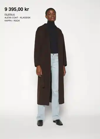 FILIPPA K ALEXA COAT - KLASSISK KAPPA / ROCK