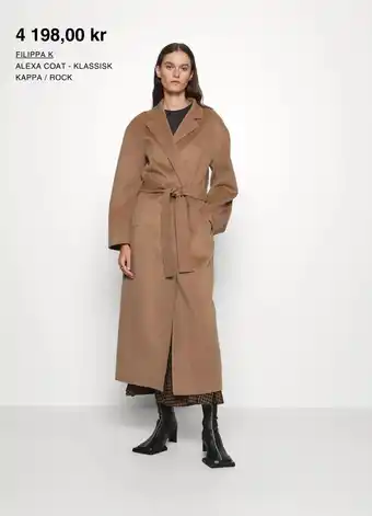 Zalando FILIPPA K ALEXA COAT - KLASSISK KAPPA / ROCK erbjuda