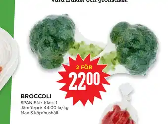 Willys Hemma BROCCOLI erbjuda