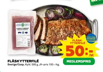 Coop Forum FLÄSKYTTERFILÉ erbjuda