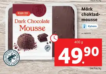 Lidl Mörk chokladmousse erbjuda