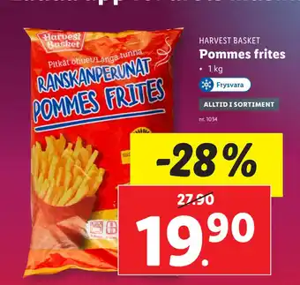 Lidl Pommes frites erbjuda