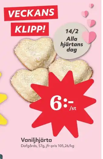 Hemköp Dafgårds butiksbakat kaffebröd erbjuda