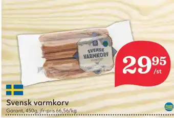 Hemköp Garant varmkorv erbjuda