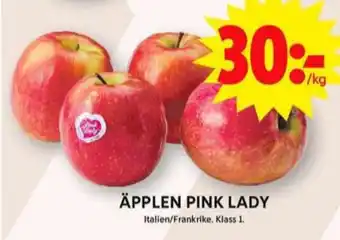 ICA Maxi Pink lady äpplen erbjuda