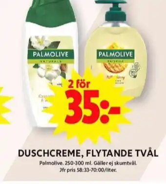 ICA Maxi Palmolive duschtvål erbjuda