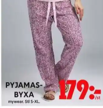 ICA Maxi Mywear pyjamasbyxor erbjuda