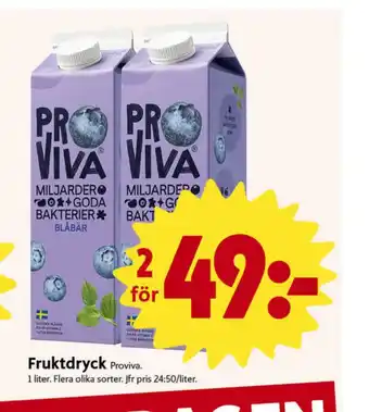 ICA Nära Proviva fruktdryck erbjuda