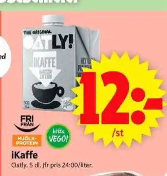 ICA Supermarket Oatly ikaffe havredryck erbjuda