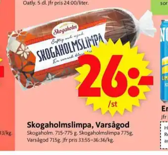 ICA Supermarket Skogaholmslimpa erbjuda