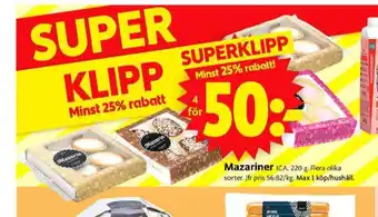 ICA Supermarket Ica mazariner erbjuda