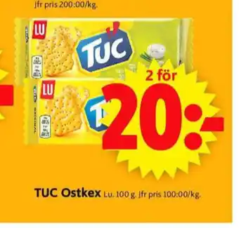 ICA Supermarket Tuc smörgåskex erbjuda