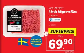 Lidl Svea lantkött högrevsfärs erbjuda