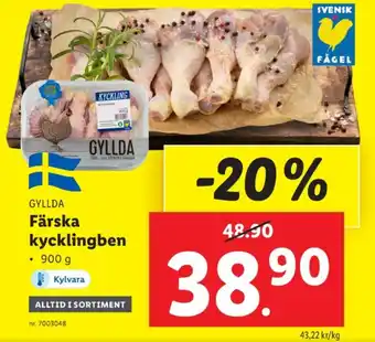 Lidl Gyllda kycklingben erbjuda
