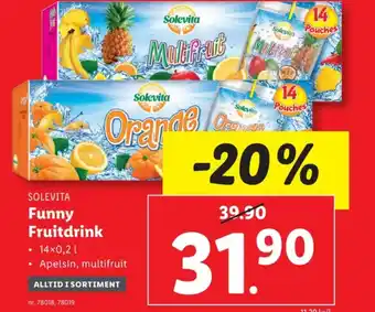 Lidl Solevita juice erbjuda