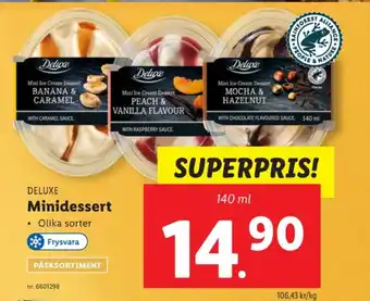 Lidl Deluxe glass dessert erbjuda