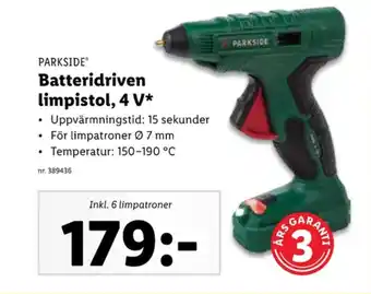 Lidl Parkside limpistol erbjuda